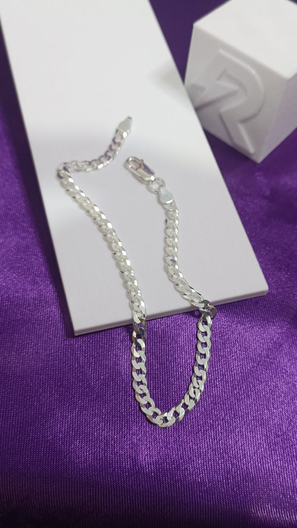 Pulseira Grumet 4mm em Prata 925