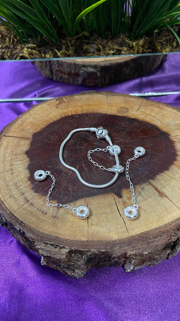 Corrente de Segurança com Espaçadores – Prata 925