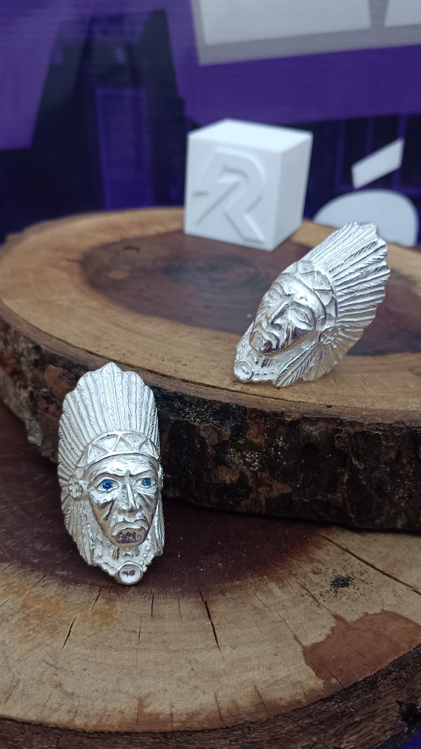 Anel Pajé em Prata 925